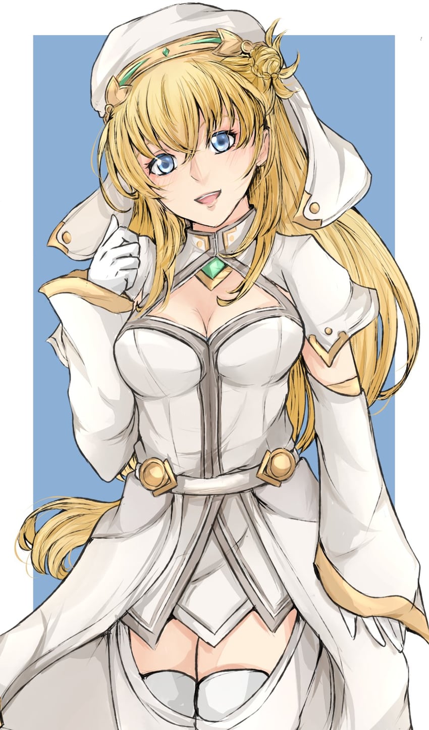 agnes claudel (eiyuu densetsu and 2 more) drawn by silenia
