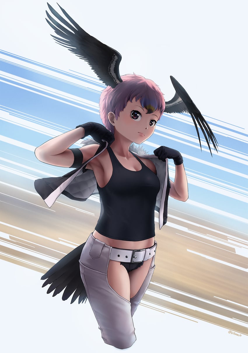 lappet-faced vulture (kemono friends) drawn by beleven