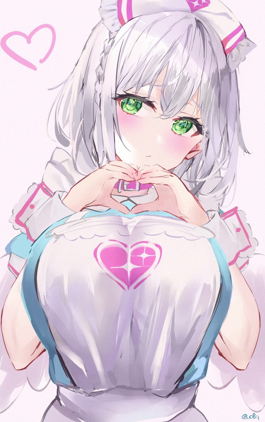shirogane noel and yumemi riamu (hololive and 2 more) drawn by mile_(off8mile)