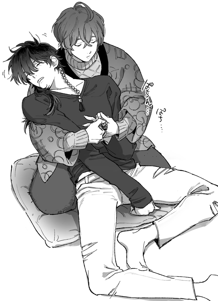 arisugawa dice and yumeno gentaro (hypnosis mic) drawn by x09cc
