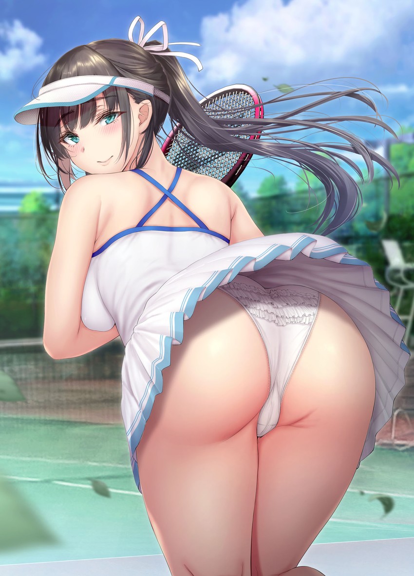 tennis-senpai (original) drawn by gentsuki