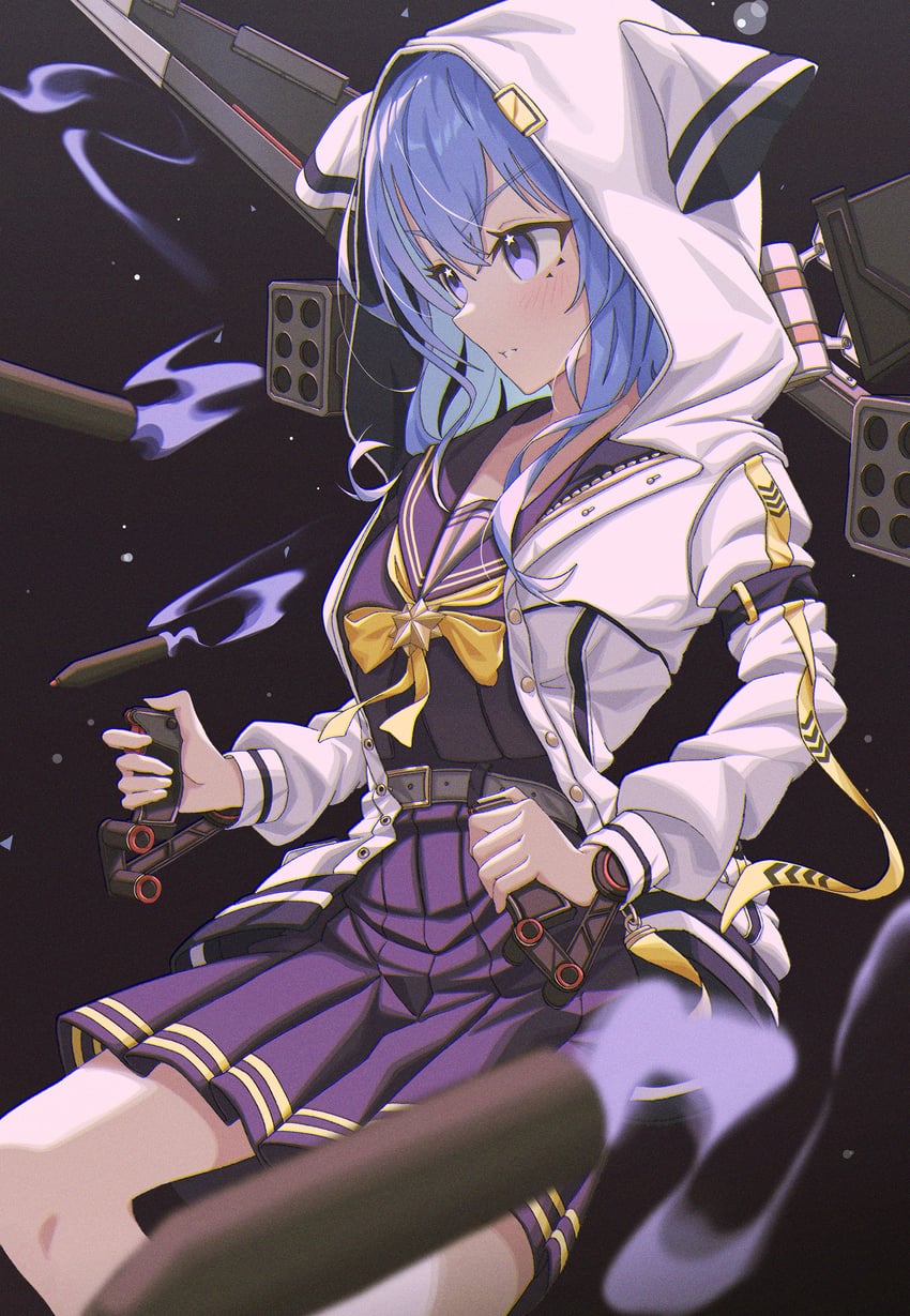 hoshimachi suisei and valkyrie (hololive and 1 more) drawn by yozora_(1wkdgusdn)