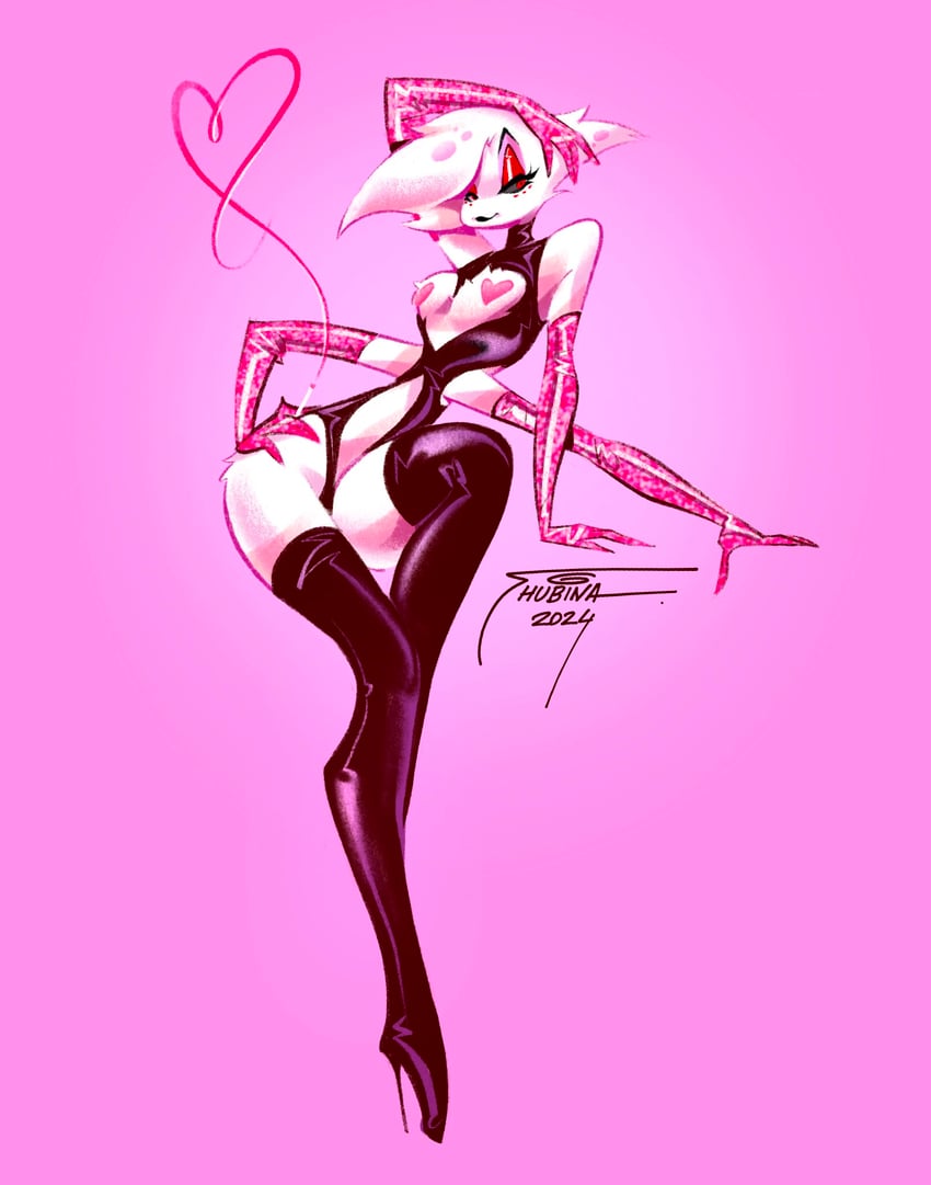 angel dust (hazbin hotel) drawn by sveta_shubina