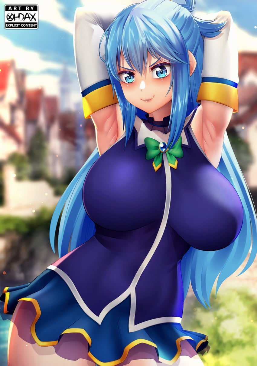 aqua (kono subarashii sekai ni shukufuku wo!) drawn by ohdax