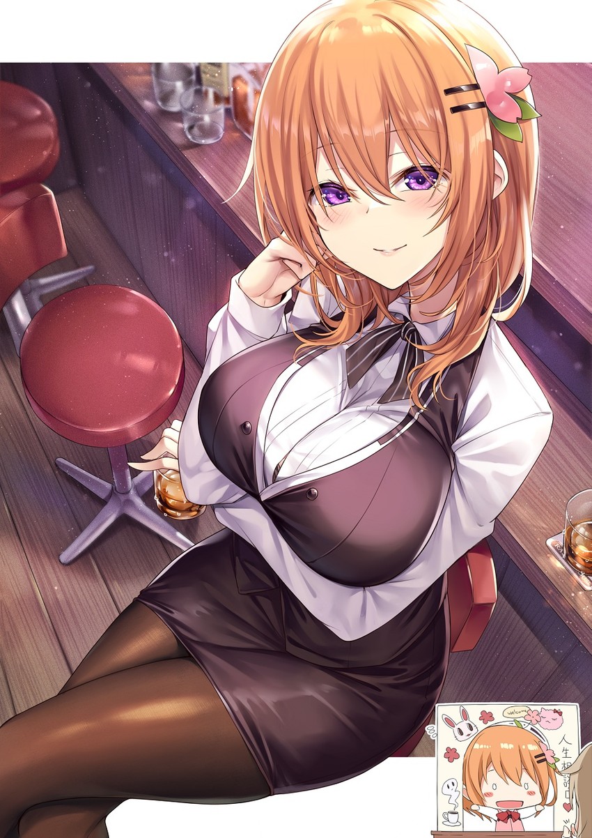 hoto cocoa and aoyama blue mountain (gochuumon wa usagi desu ka?) drawn by ks_(xephyrks)