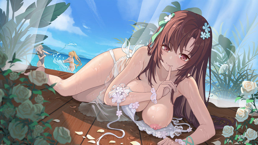 type 64, croque, sol, and souchun (girls' frontline and 1 more) drawn by moran_(pixiv27824646)