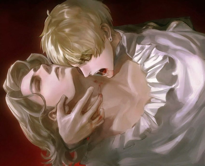 united kingdom and france (axis powers hetalia) drawn by wafen_juemu