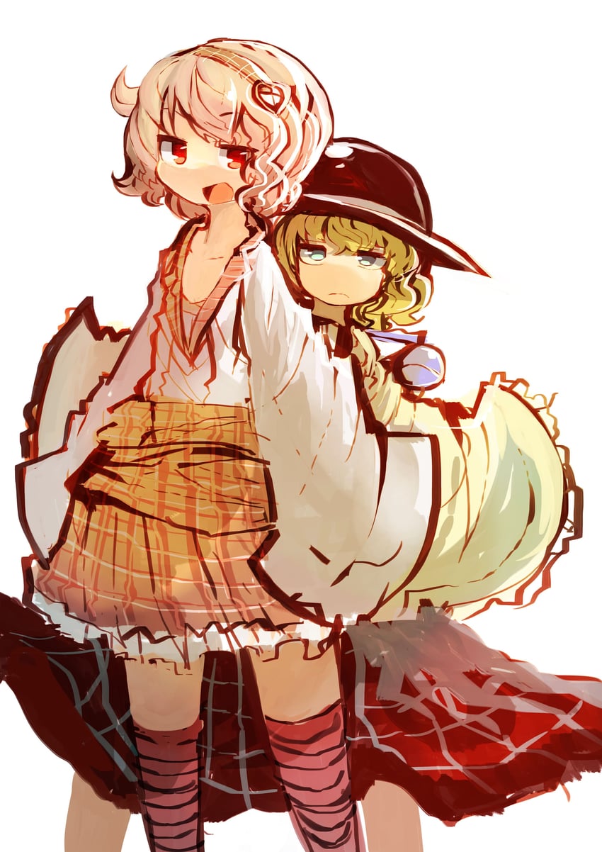 komeiji koishi and komeiji satori (touhou) drawn by kaamin_(mariarose753)