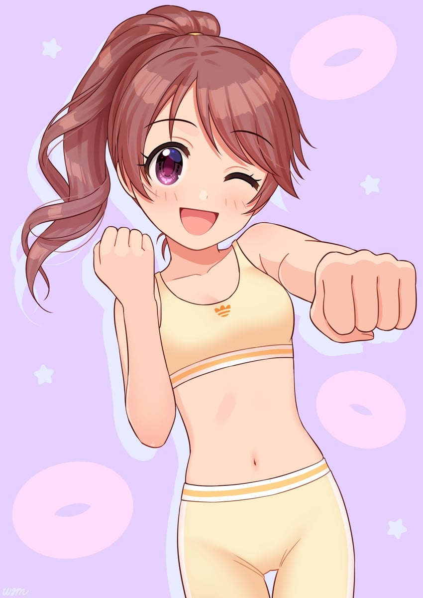 shiina noriko (idolmaster and 1 more) drawn by wgm_oekaki