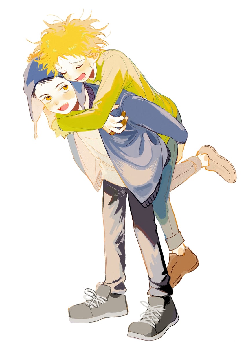 craig tucker and tweek tweak (south park) drawn by chunai_tuju