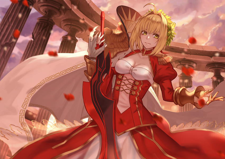 nero claudius (fate and 2 more) drawn by whitem_(whiteemperor2020)