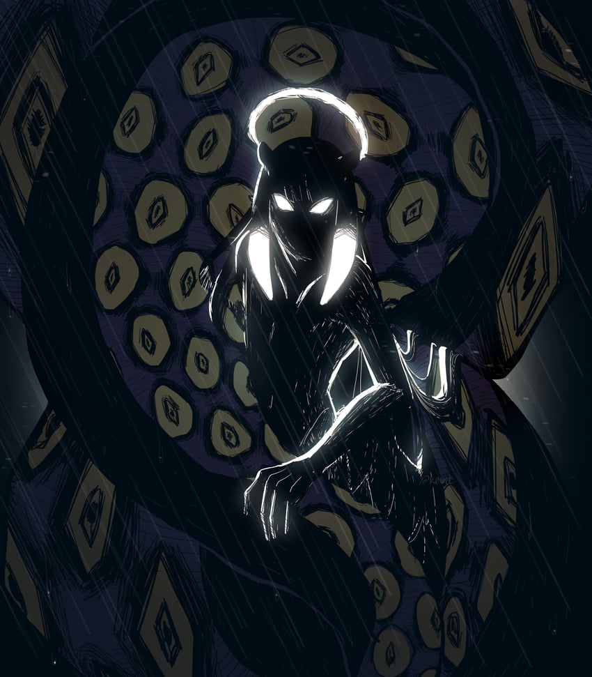 ninomae ina'nis (hololive and 1 more) drawn by k0_wee