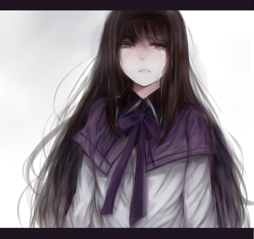 akemi homura (mahou shoujo madoka magica) drawn by aiki_(merimerisan)