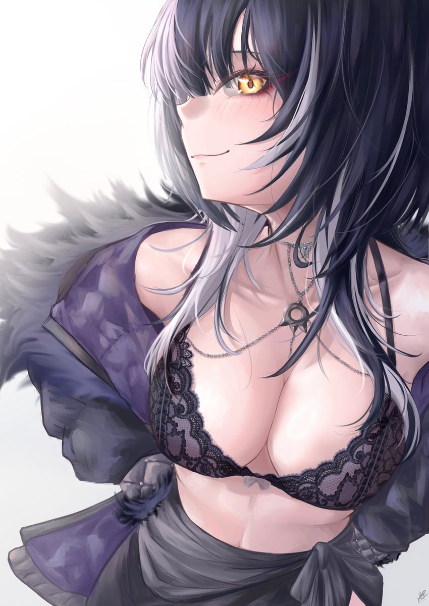 shiori novella (hololive and 1 more) drawn by zolomon_(jarvis_lin)