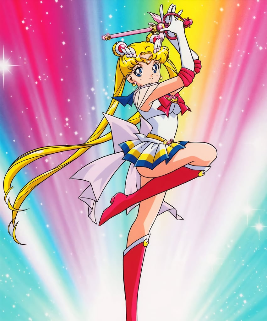 tsukino usagi, sailor moon, and super sailor moon (bishoujo senshi sailor moon and 1 more) drawn by marco_albiero