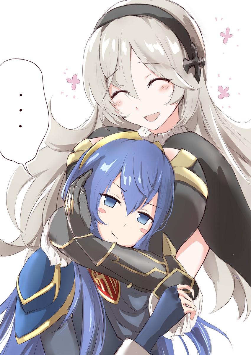 lucina and female corrin (fire emblem and 2 more) drawn by xobox