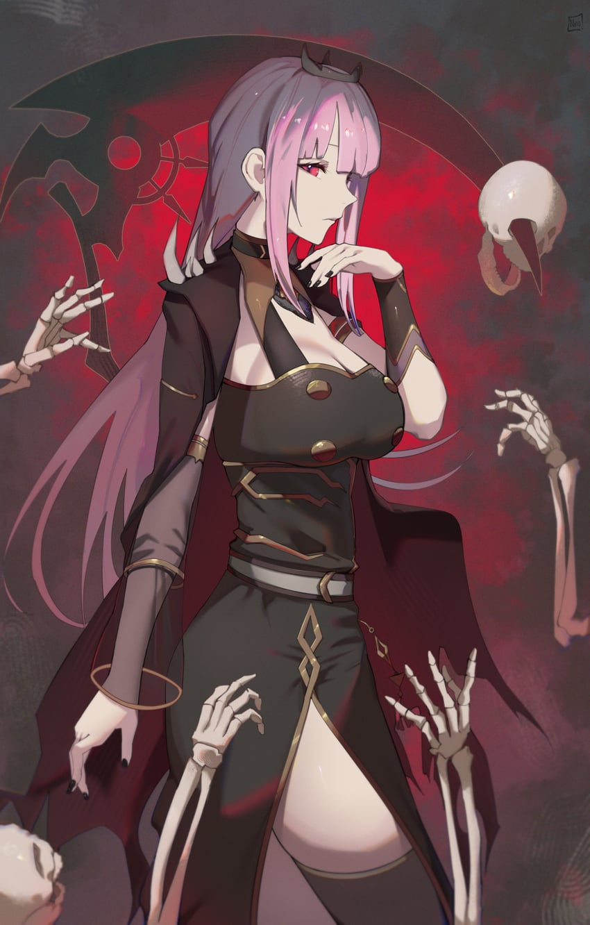 mori calliope (hololive and 1 more) drawn by ninochuu