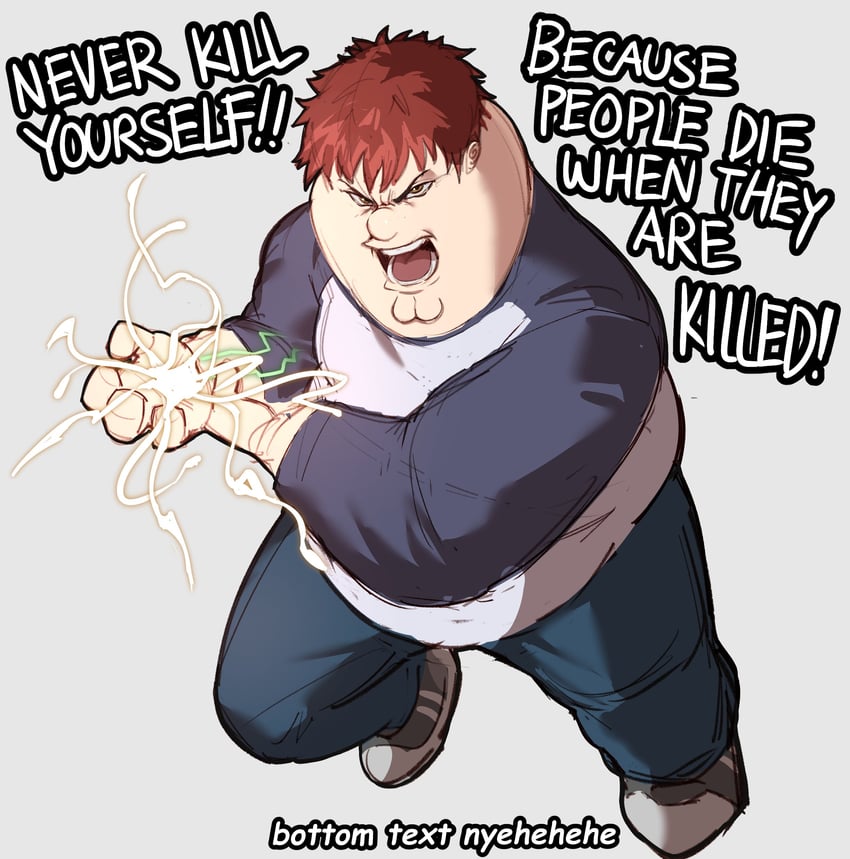 emiya shirou and peter griffin (fate and 2 more) drawn by kowai_(iamkowai)