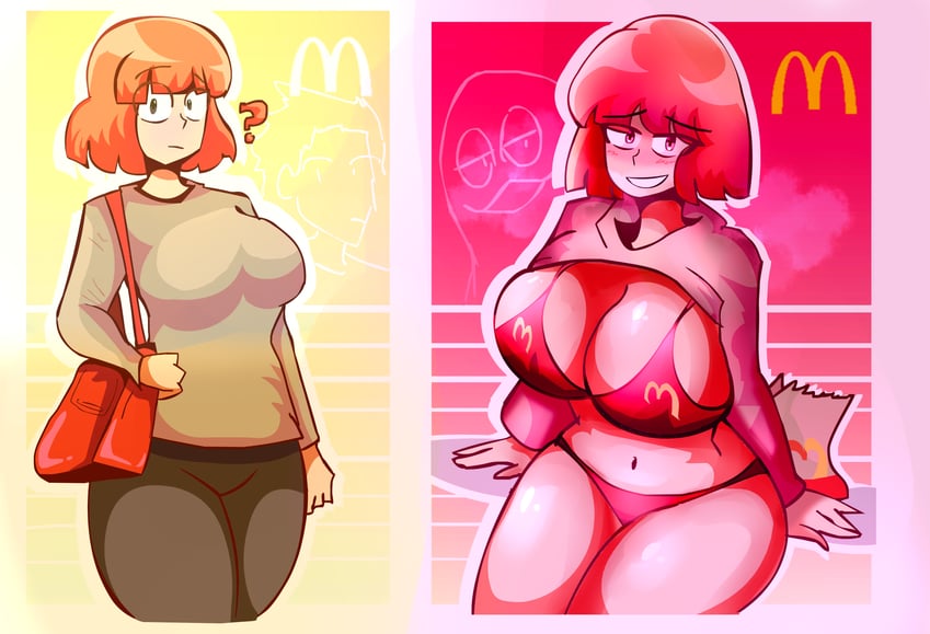 mother (mcdonald's and 1 more) drawn by 7gatos