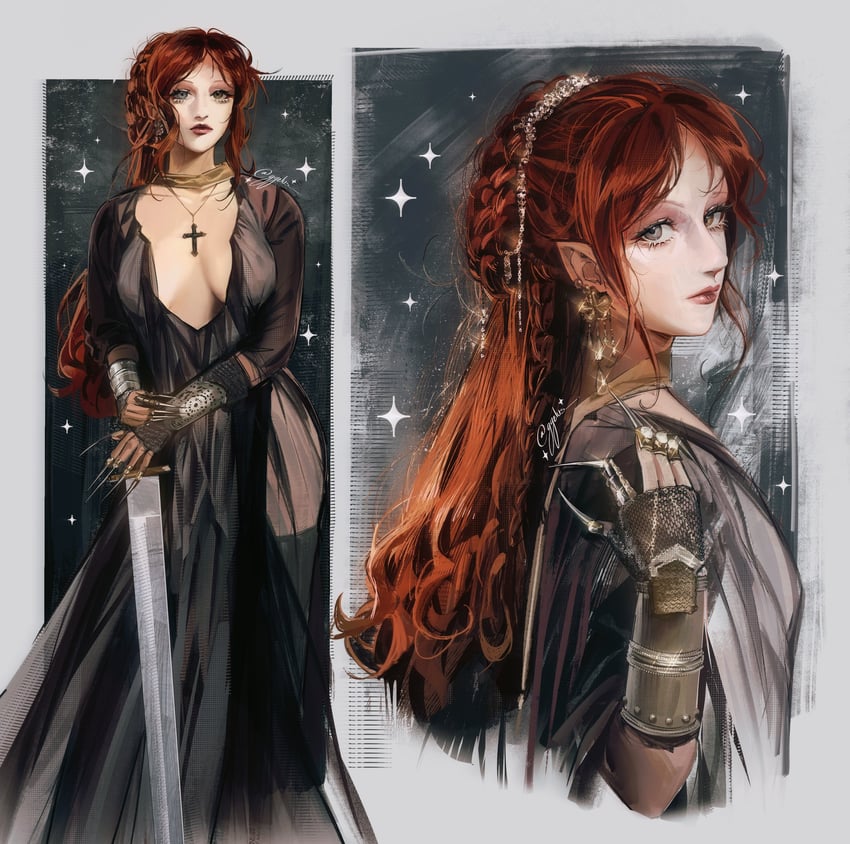 chappell roan (real life and 1 more) drawn by ggelus
