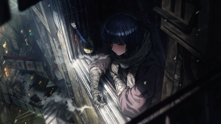 ryoshu (project moon and 1 more) drawn by nai_ga