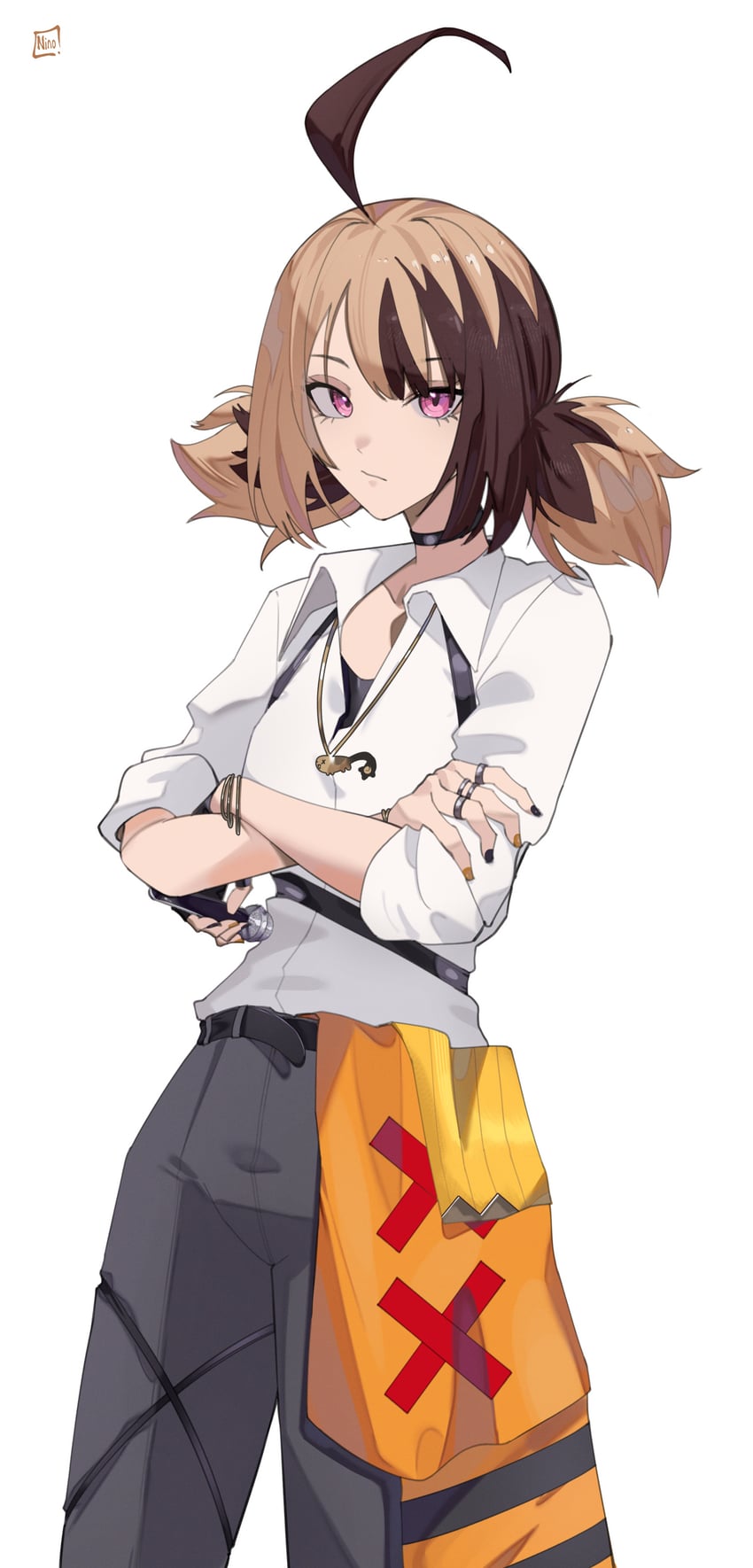 gigi murin (hololive and 1 more) drawn by ninochuu