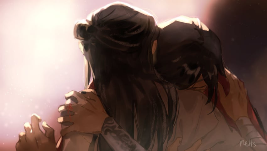 xie lian and hua cheng (tianguan cifu) drawn by meltsmelts