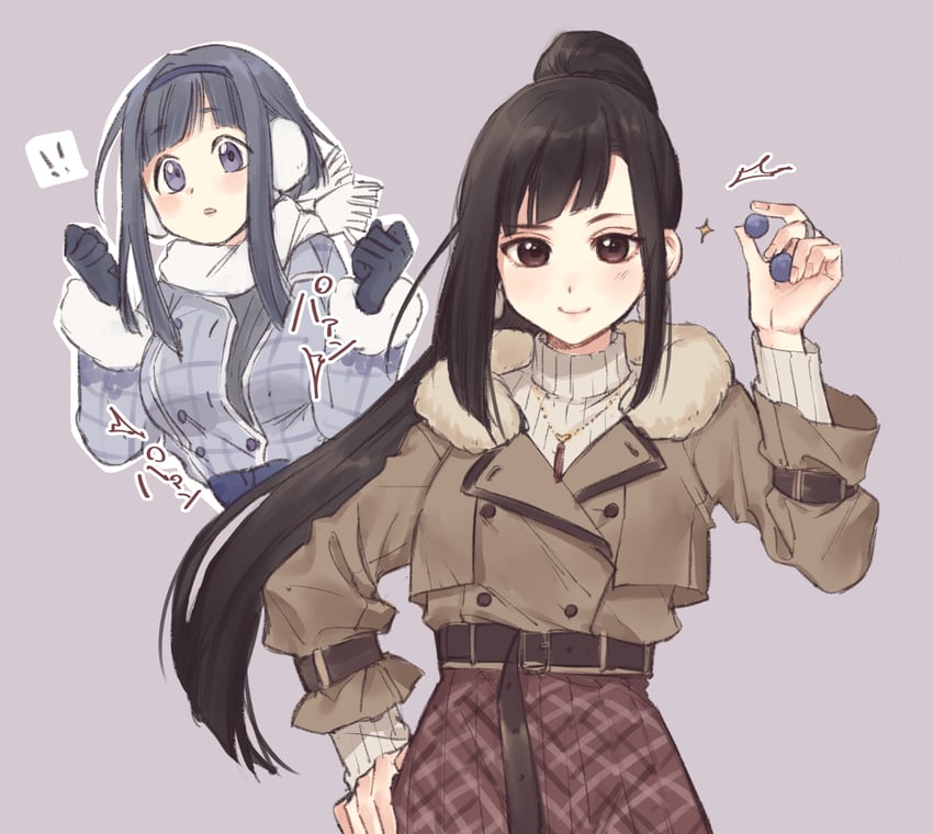 tatsuki asuka and minagi sasara (mahou shoujo madoka magica and 1 more) drawn by yukishiro_(hitsuji)