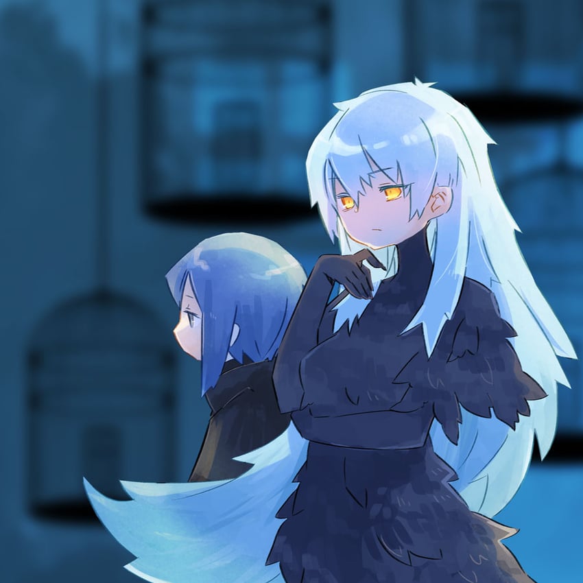 angela and bari (project moon and 1 more) drawn by harvest_fes