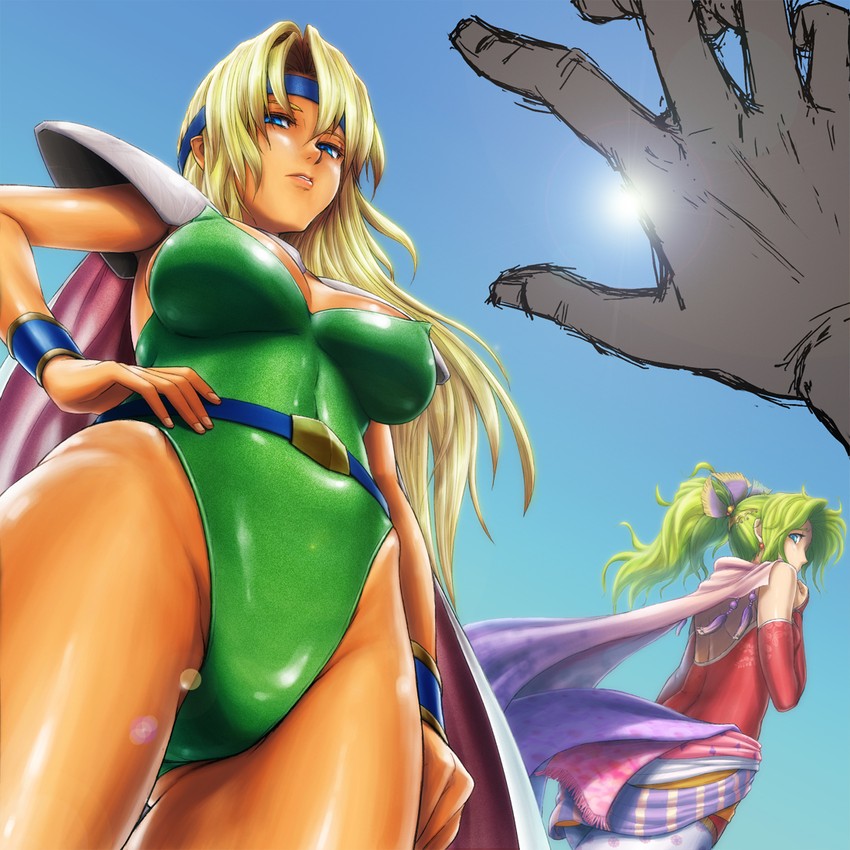 terra branford and celes chere (final fantasy and 1 more) drawn by dudufedu