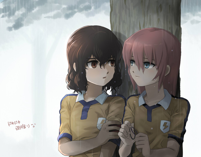 kirino ranmaru and shindou takuto (inazuma eleven and 1 more) drawn by mizuhara_aki