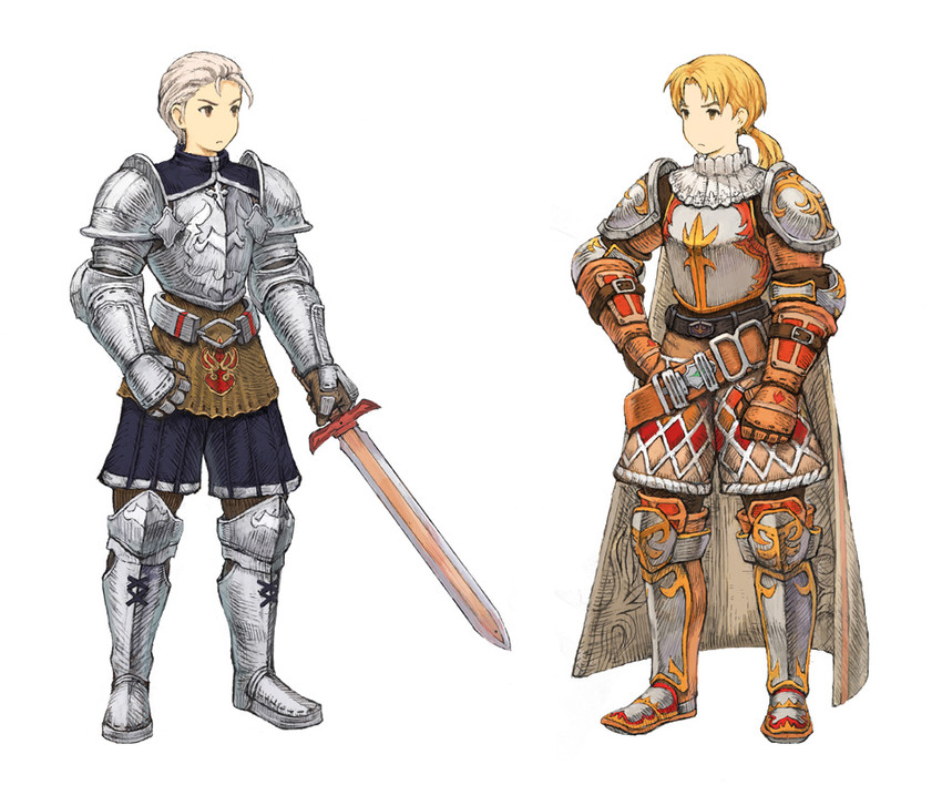cidolfus orlandeau and barbaneth beoulve (final fantasy and 1 more) drawn by iwauchi_tomoki