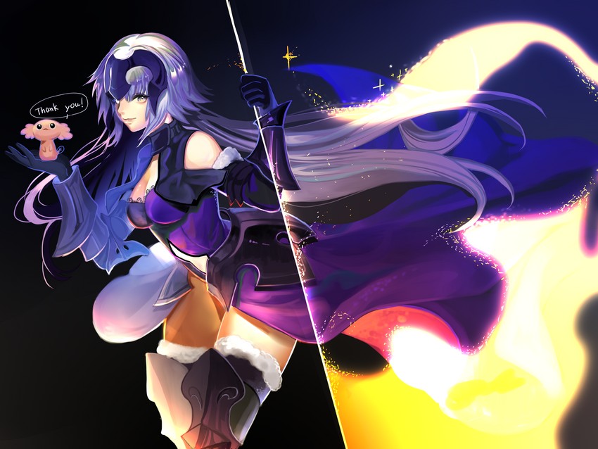 jeanne d'arc alter (fate and 1 more) drawn by sakupannda06o