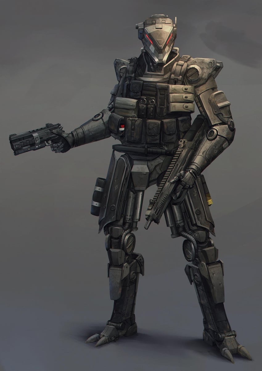 spectre (titanfall and 1 more) drawn by jack_meng_kirkman