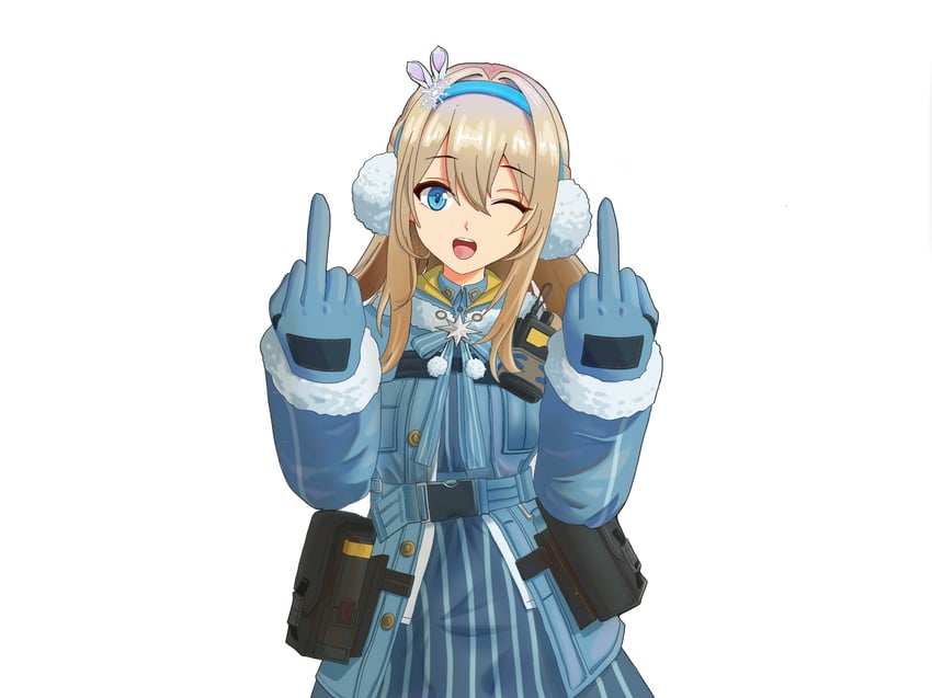 suomi (girls' frontline and 1 more) drawn by user_hshy5347
