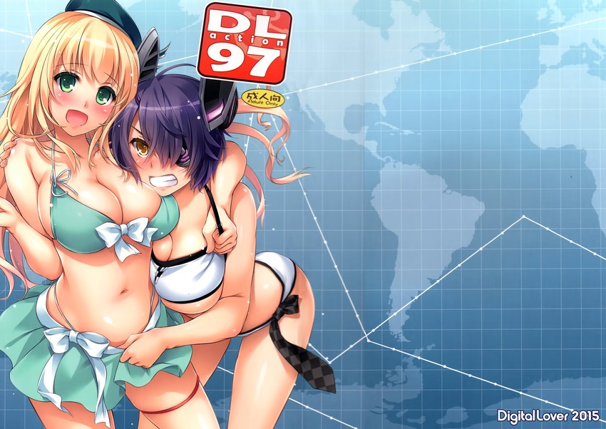 tenryuu and atago (kantai collection) drawn by nakajima_yuka