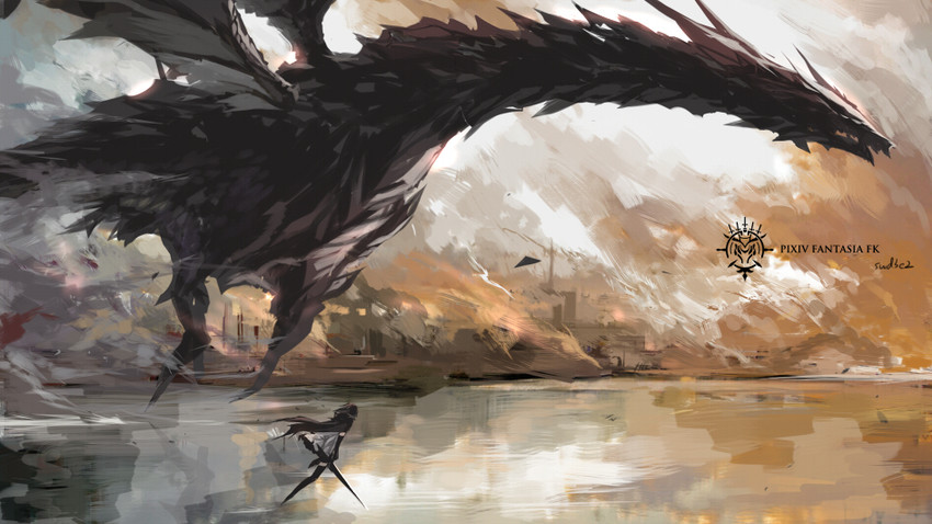 paradise (pixiv fantasia and 1 more) drawn by swd3e2