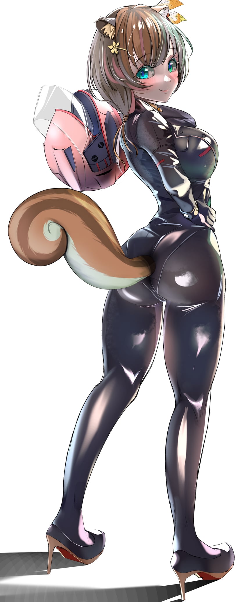 ayunda risu (hololive and 1 more) drawn by lisp_coc
