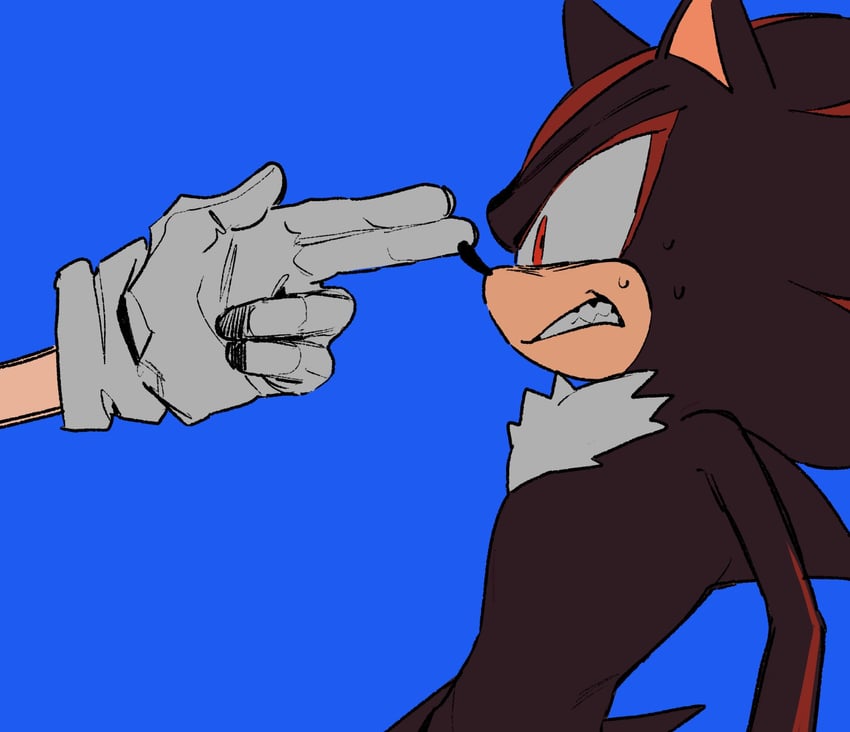 sonic the hedgehog and shadow the hedgehog (sonic) drawn by diamondx1704