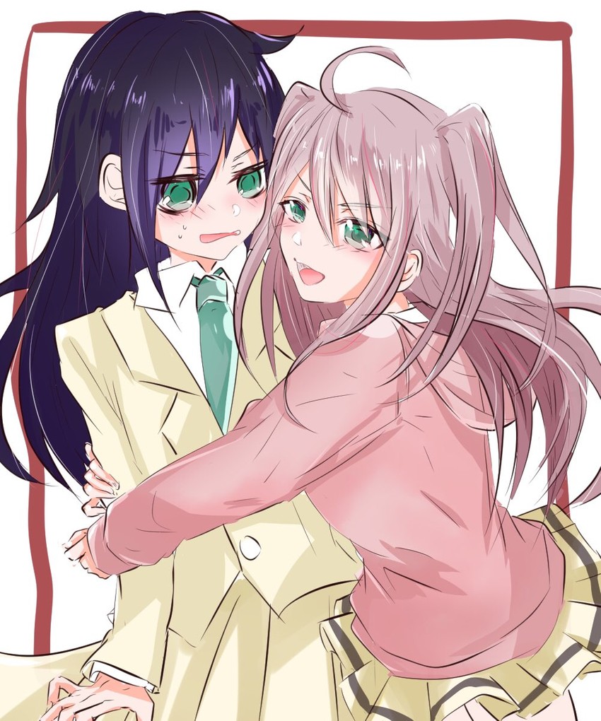 kuroki tomoko and nemoto hina (watashi ga motenai no wa dou kangaetemo omaera ga warui!) drawn by demi_(demi_592)
