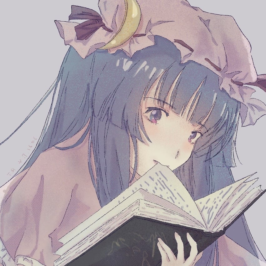 patchouli knowledge (touhou and 1 more) drawn by gensou_getsumen_rt