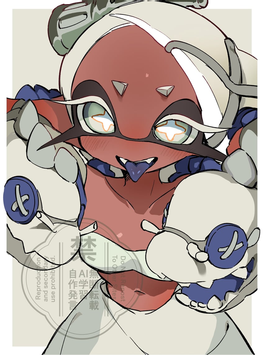 frye (splatoon and 1 more) drawn by maki_chaa