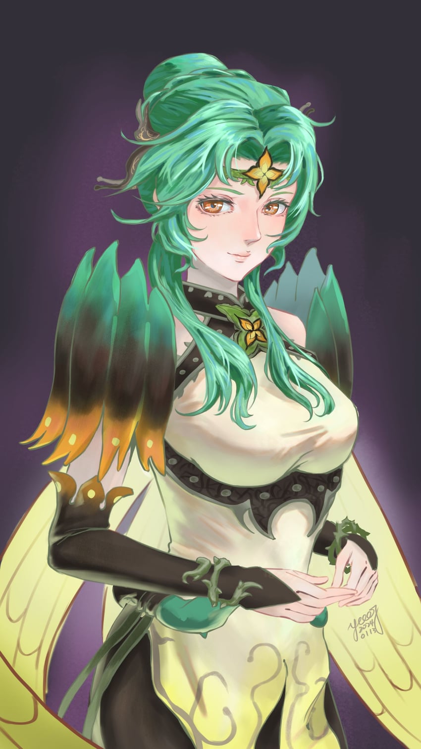 elincia ridell crimea (fire emblem and 2 more) drawn by yeeej