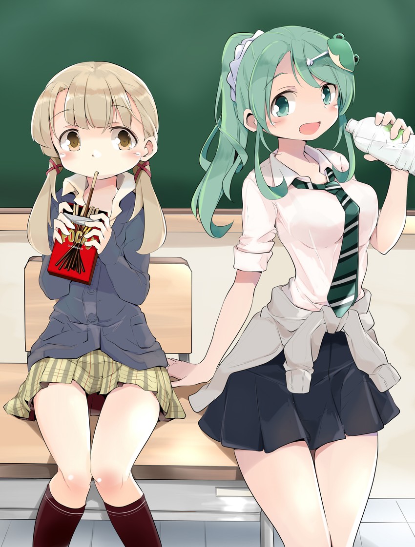 kochiya sanae and moriya suwako (touhou) drawn by mukuroi