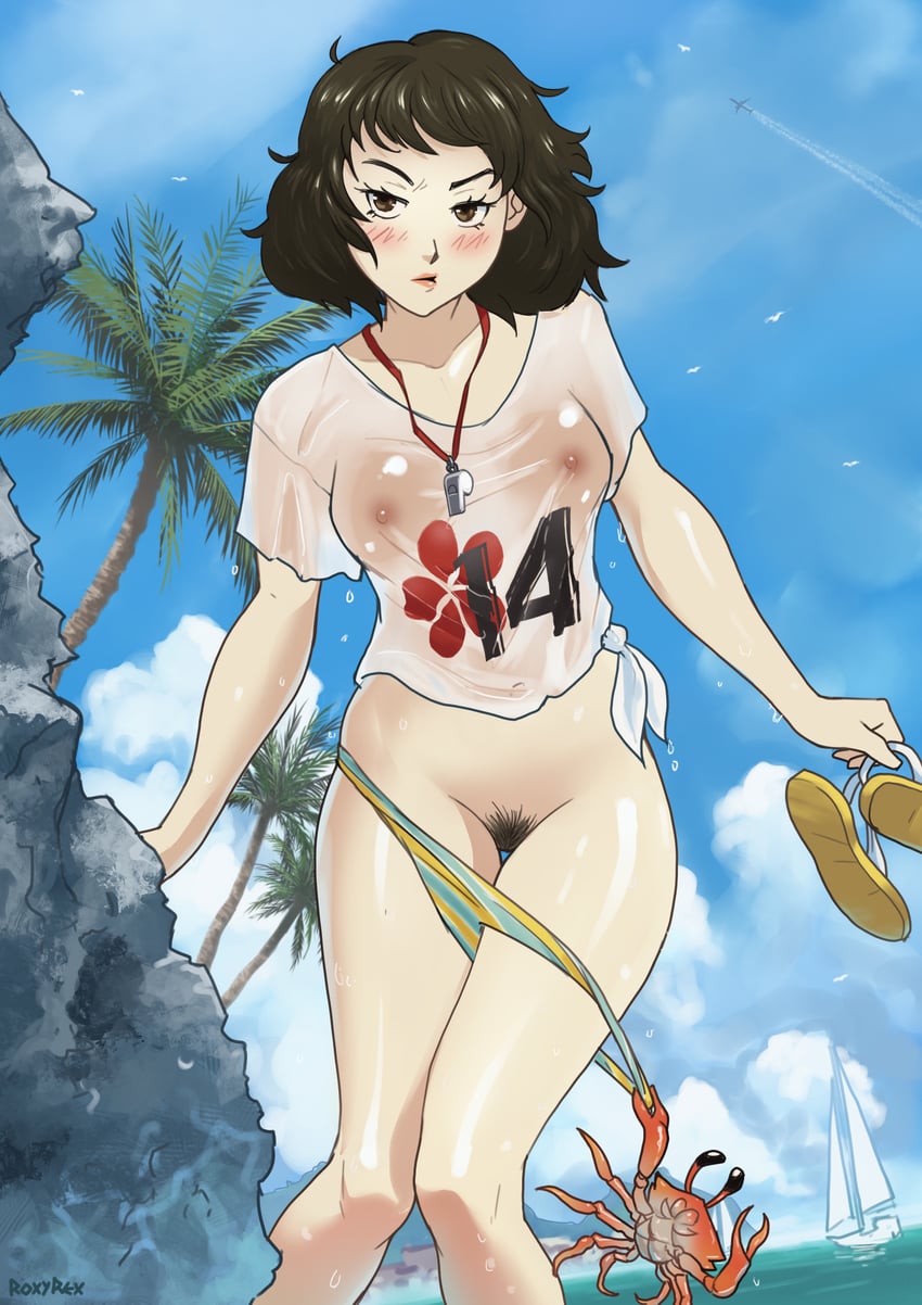 kawakami sadayo (persona and 1 more) drawn by roxy_rex