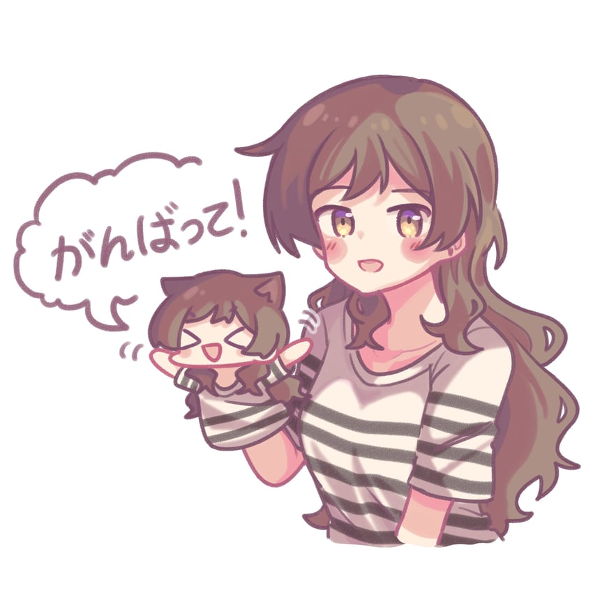 kitazawa shiho (idolmaster and 1 more) drawn by kabotd