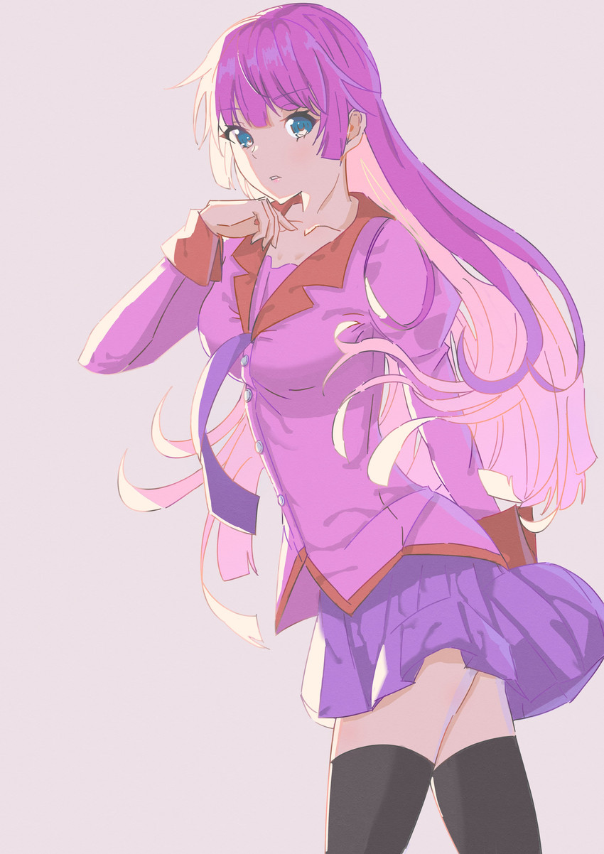 senjougahara hitagi (monogatari and 1 more) drawn by takarada00