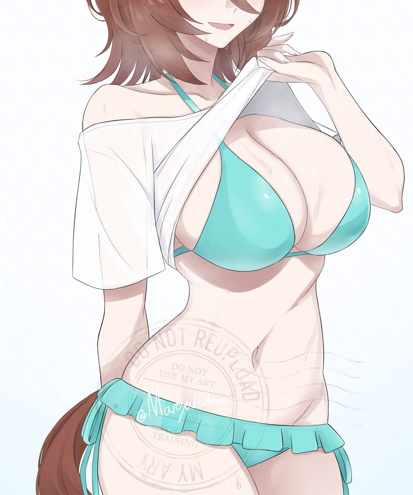 agnes tachyon (umamusume and 1 more) drawn by ibuki_grunt
