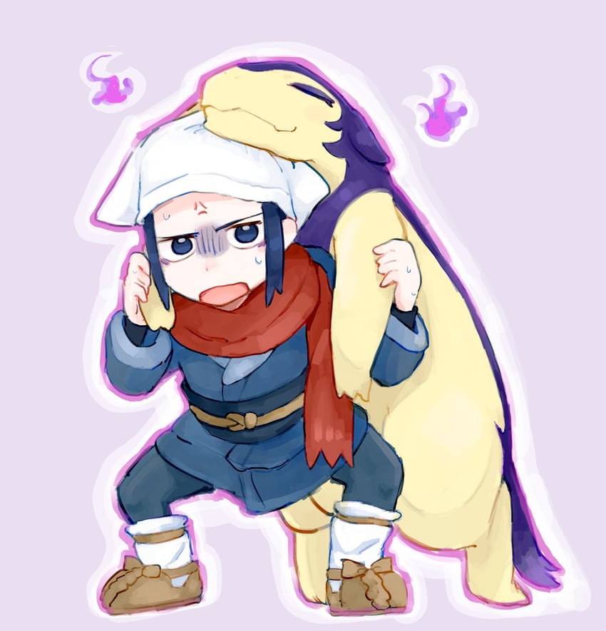 akari and hisuian typhlosion (pokemon and 1 more) drawn by taki_houdai