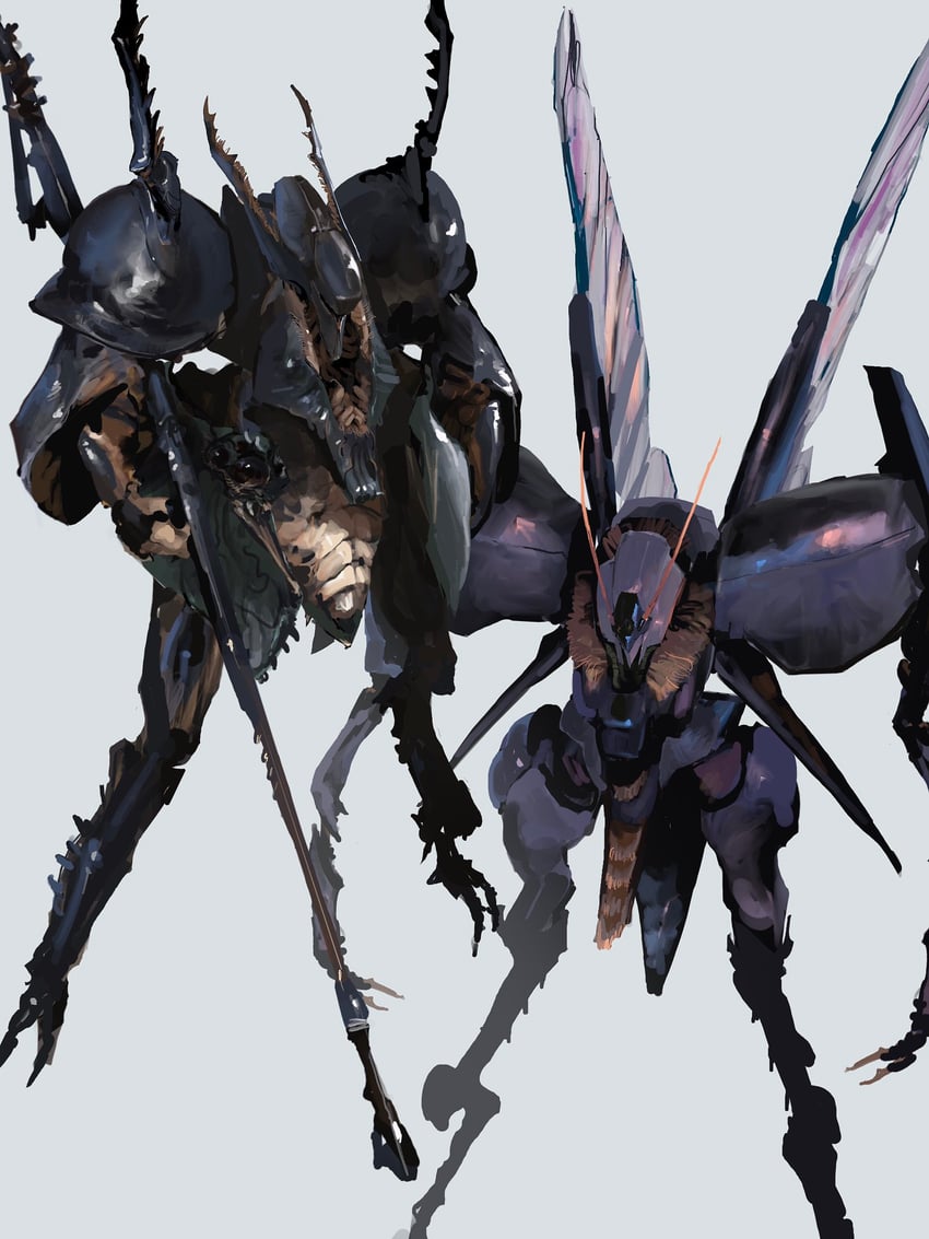 byalant and gabthley (gundam and 1 more) drawn by rintaro_komori